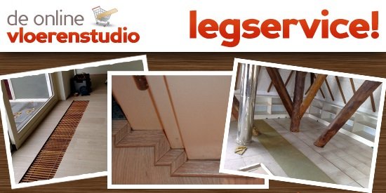 Laminaat en leggen - laminaat en legger - Laminaat en legservice - De Online Vloerenstudio